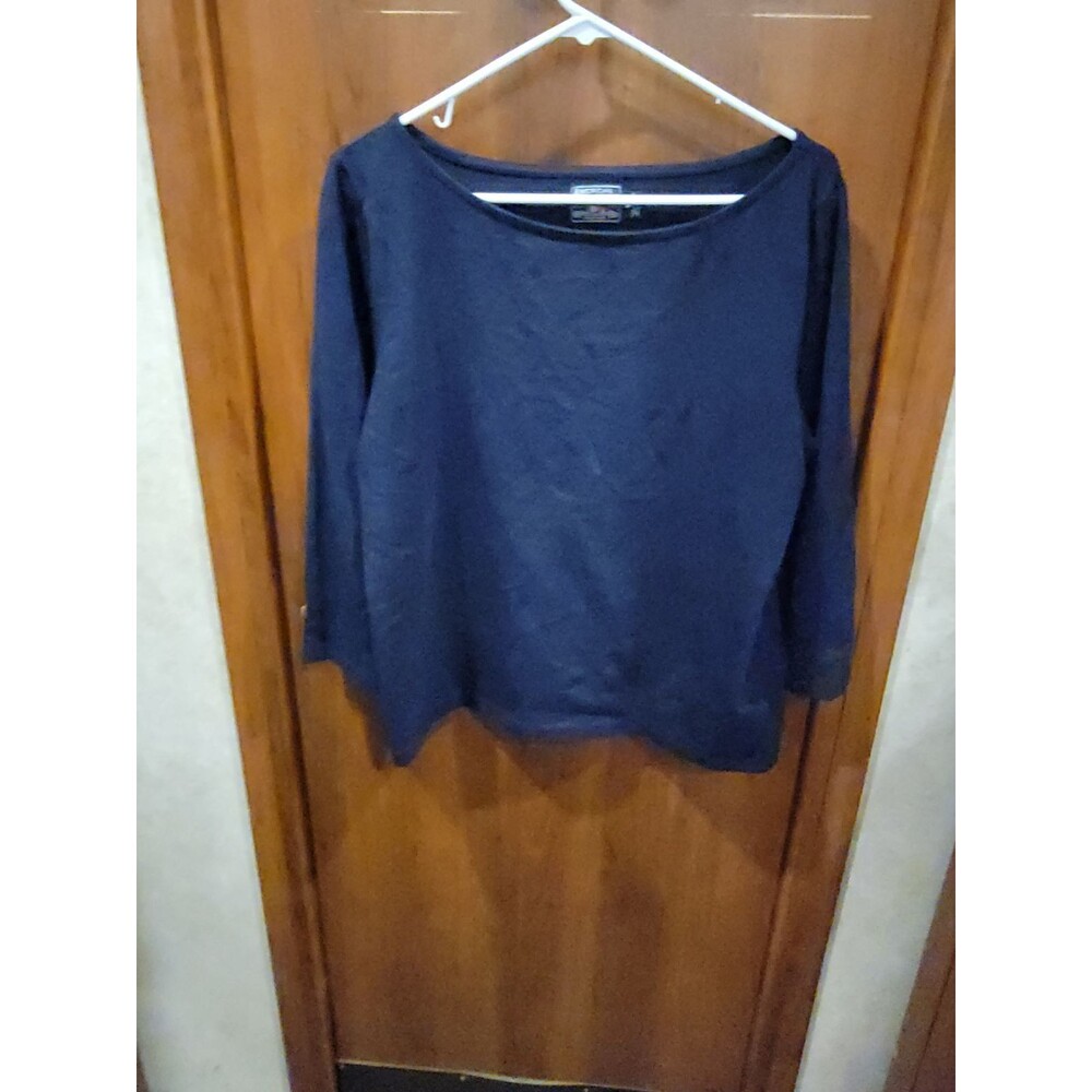 American Living Navy Blue Top NWOT Sz XL